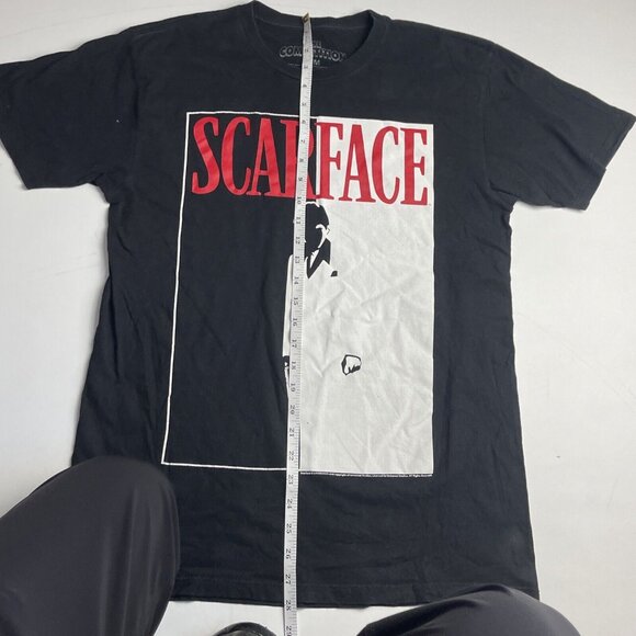 Scarface Shirt Mens M Black Movie Print Graphic Short Sleeve - Picture 8 of 10